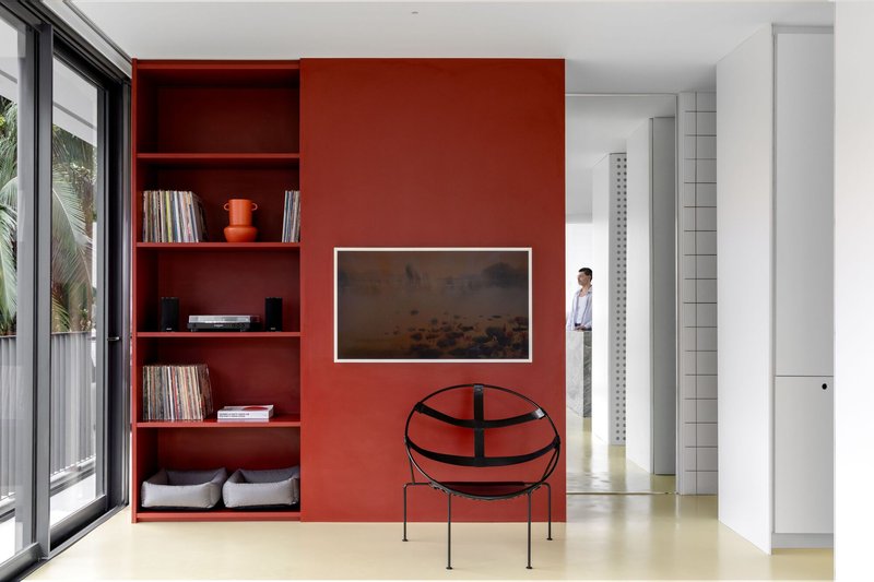 Apartamento Piracema / Nommo Arquitetos + BOSCARDIN CORSI - Fotografia de Interiores, Madeira, Prateleira, Mesa, Cadeira