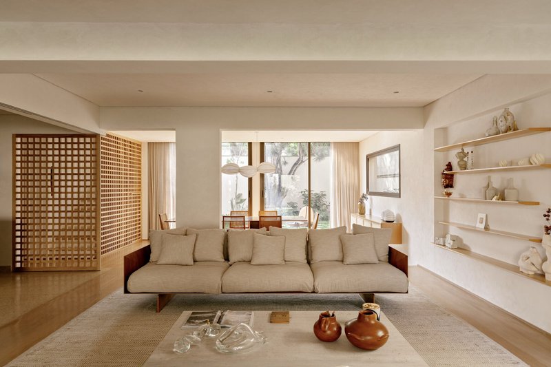 Casa Alto de Pinheiros / Terra Arquitetura - Fotografia de Interiores, Sala de Estar, Sofá, Madeira