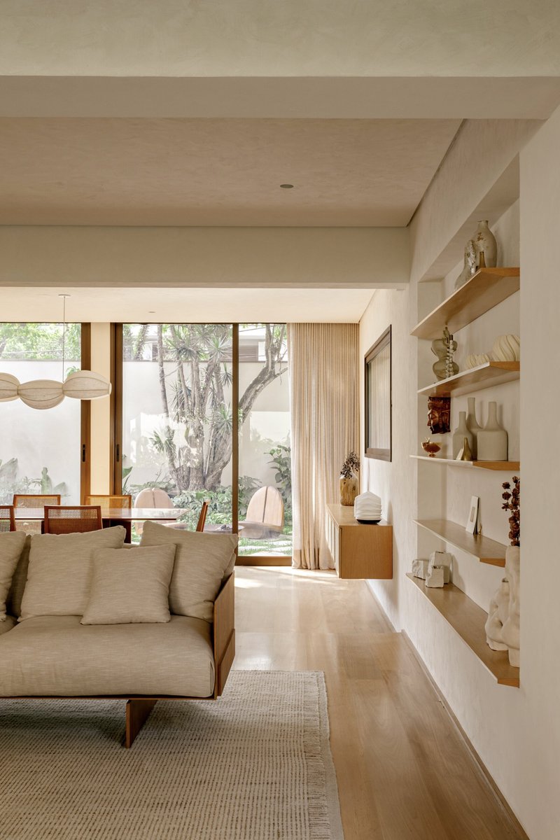 Casa Alto de Pinheiros / Terra Arquitetura - Fotografia de Interiores, Sala de Estar, Madeira, Sofá