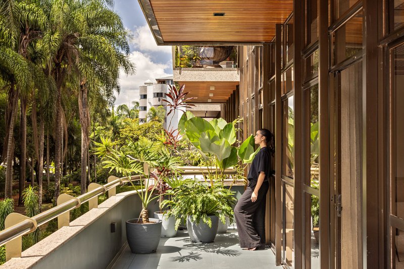 Apartamento Moiré / CODA Arquitetura - Fotografia de Interiores, Balcão, Jardim, Aido