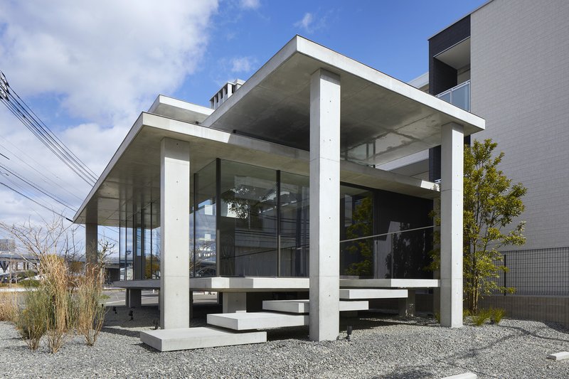Cafeteria em Ujina / IGArchitects - Fotografia de Exterior, Fachada, Concreto