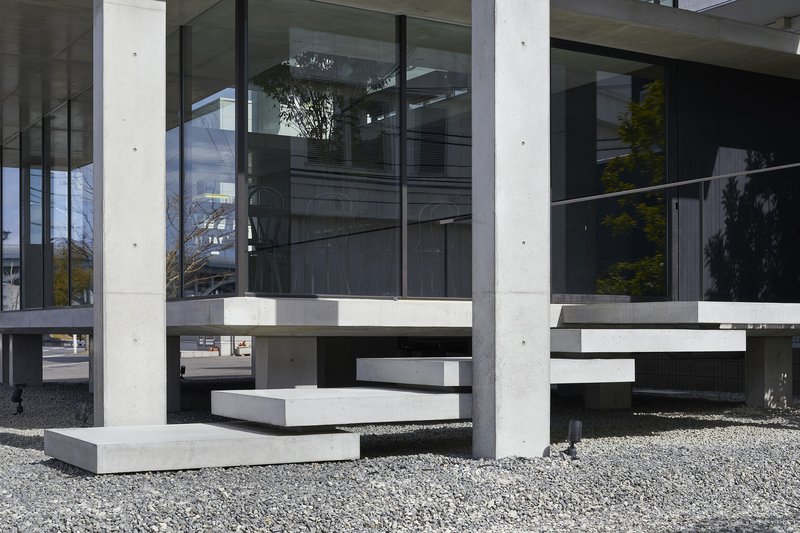 Cafeteria em Ujina / IGArchitects - Fotografia de Exterior, Vidro, Concreto