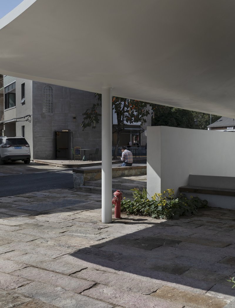 Hospedaria Qingyi / Hsu & Du Architects - Fotografia de Interiores, Concreto, Pilar