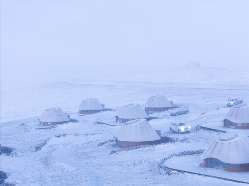 Volcano-In Hotel of Arrivals / PLAT ASIA - Exterior Photography