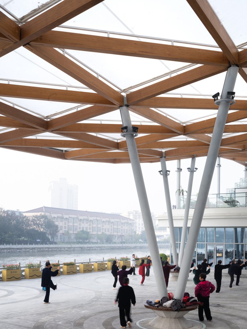 The Canopy Pavilion by the Canal