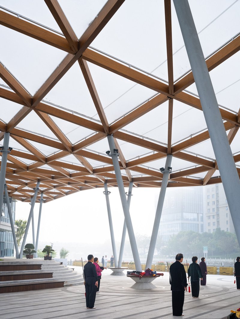 The Canopy Pavilion by the Canal