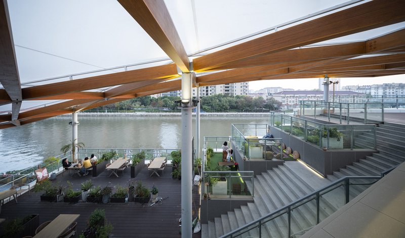 The Canopy Pavilion by the Canal