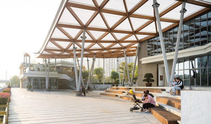 The Canopy Pavilion by the Canal